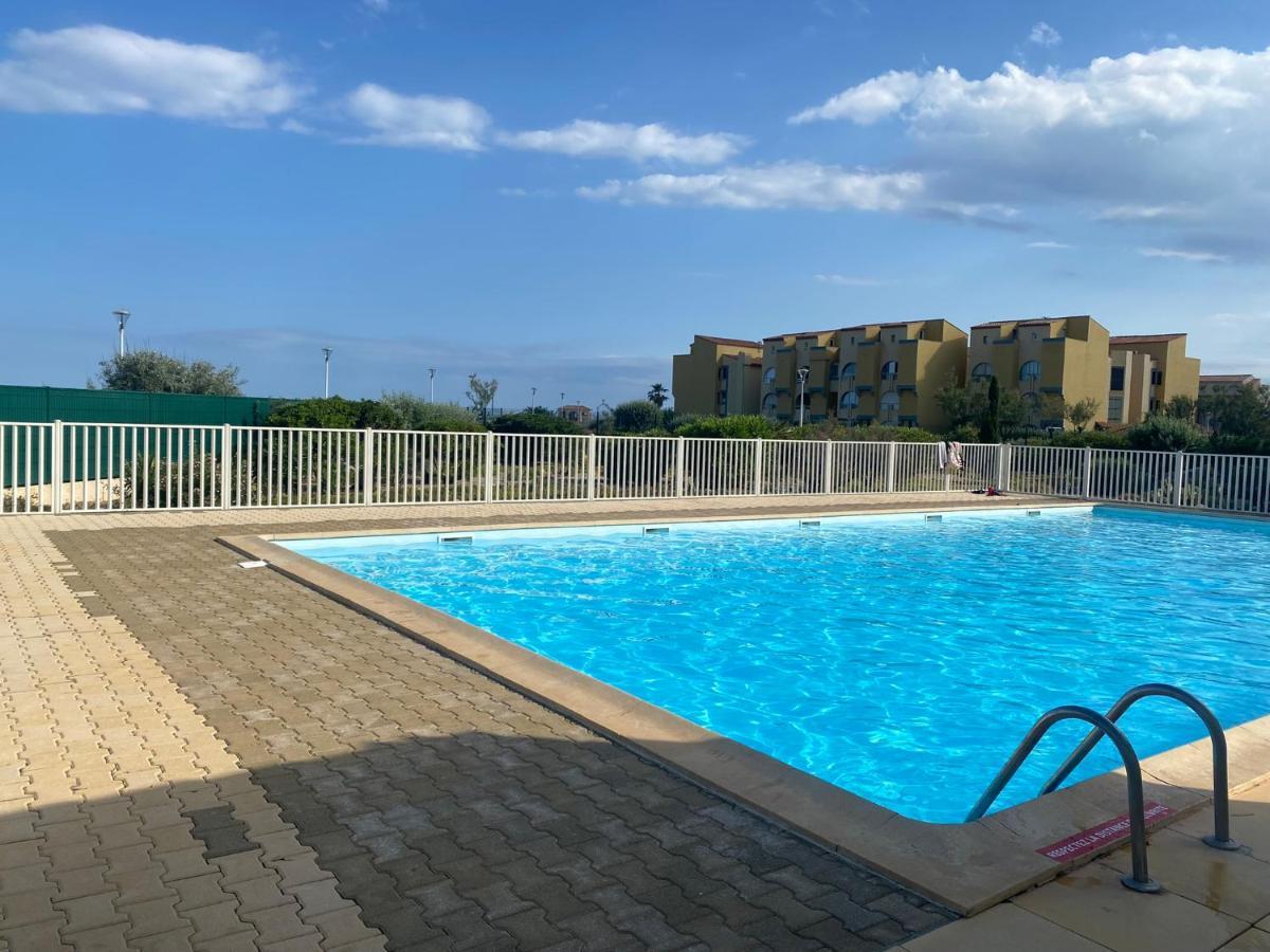 Terrasse Vue Mer 2 Pieces A Leucate Avec Piscine Apartment Exterior foto